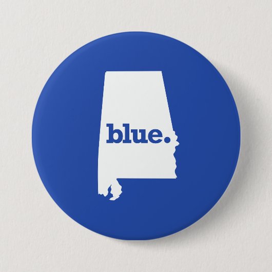 BLAUE STAAT ALABAMA BUTTON (Vorderseite)