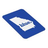 BLAUE STAAT GEORGIA MAGNET (Rechte Seite)