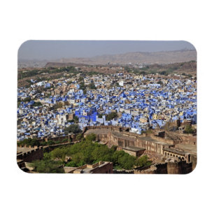 Blaue Stadt aus Mehrangarh Fort / Jodhpur, Magnet