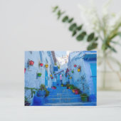 Blaue Stadt, Chefchauan Postkarte (Stehend Vorderseite)