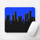 Blaue Stadt Mousepad (Mit Mouse)