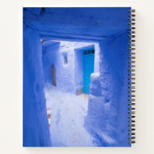 Blaue Stadtgasse Notizbuch (Rückseite)