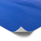 Blaue Stadtgasse Poster (Ecke)