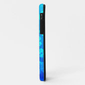 Blaue Stammes- Schildkröte Case-Mate iPhone Hülle (Hinten/Links)