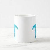 Blaue Stammes- Schildkröte Kaffeetasse (Mittel)