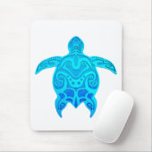 Blaue Stammes- Schildkröte Mousepad (Mit Mouse)