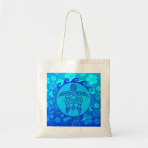 Blaue Stammes- Schildkröte Sun Tragetasche