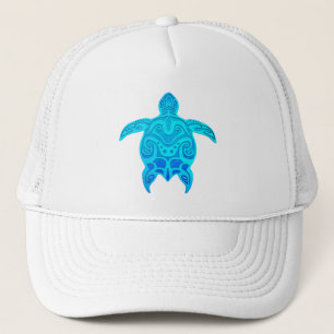 Blaue Stammes- Schildkröte Truckerkappe