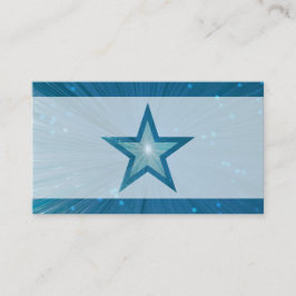 Blaue Star-Visitenkartenvorlage Visitenkarte