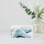 Blaue Starfish Visitenkarte (Stehend Vorderseite)