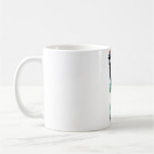 Blaue Statue der Lady Liberty Kaffeetasse (Links)