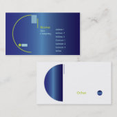 Blaue Steigung - Geschäft Visitenkarte (Vorne/Hinten)