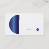 Blaue Steigung - Geschäft Visitenkarte (Rückseite)