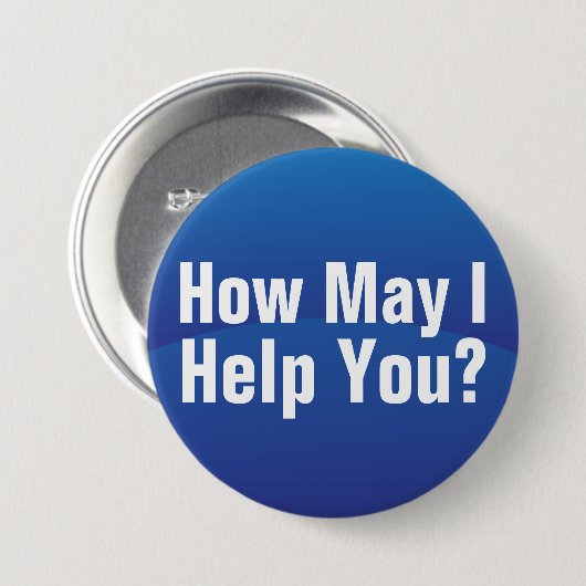 Blaue Steigungs-Wellen-Hilfe, die Sie knöpfen Button (Vorne & Hinten)