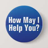 Blaue Steigungs-Wellen-Hilfe, die Sie knöpfen Button (Vorderseite)