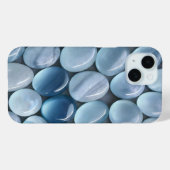 Blaue Steine Ästhetik iPhone-Hülle Case-Mate iPhone Hülle (Rückseite (Horizontal))