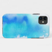 Blaue Stelle, abstraktes handgemaltes des Case-Mate iPhone Hülle (Rückseite (Horizontal))