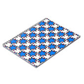 Blaue Stern-Notizbuch Notizblock (Linke Seite)