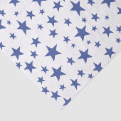 Blaue Stern-Seidenpapier Seidenpapier (Ausschnitt)