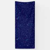 Blaue Sterne 2 Banner (Vertikal)