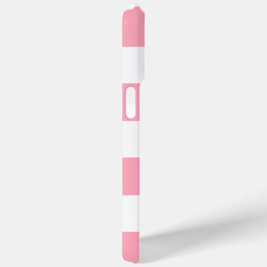 Blaue Sterne auf rosa Streifen Case-Mate iPhone Hülle (Rückseite / Rechts)