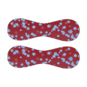 Blaue Sterne auf rotem Entwurf Baseball (Paneele)
