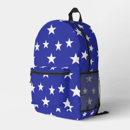 Blaue Sterne Bedruckter Rucksack