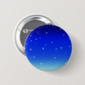 blaue Sterne Button (Vorne & Hinten)