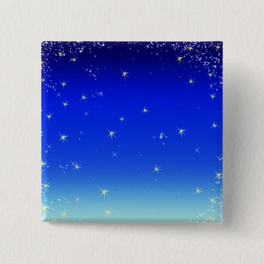 blaue Sterne Button (Vorderseite)