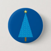 Blaue Sterne Button (Vorderseite)