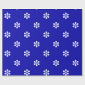 Blaue Sterne Einfache Minimal Geschenkpapier (Flach)