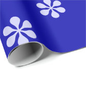 Blaue Sterne Einfache Minimal Geschenkpapier (Rolleneckpunkt)