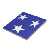 Blaue Sterne Fliese (Seite)