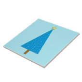 Blaue Sterne Fliese (Seite)