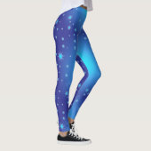 Blaue Sterne Frauen Leggings (Rechts)