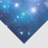 Blaue Sterne + Ihre Ideen Seidenpapier (Detail)