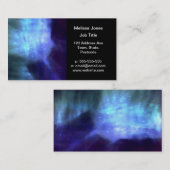 Blaue Sterne im Raum Visitenkarte (Vorne/Hinten)