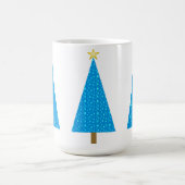 Blaue Sterne Kaffeetasse (Mittel)