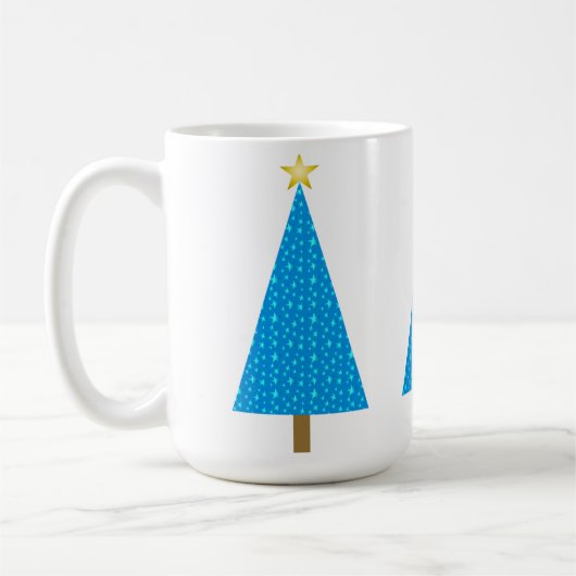 Blaue Sterne Kaffeetasse (Links)