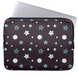Blaue Sterne Laptopschutzhülle
