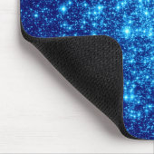 Blaue Sterne-Mauspad Mousepad (Ecke)