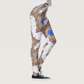 blaue Sterne mehrfarbig Leggings (Rechts)