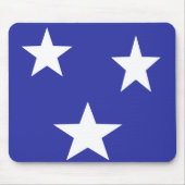 Blaue Sterne Mousepad (Vorne)