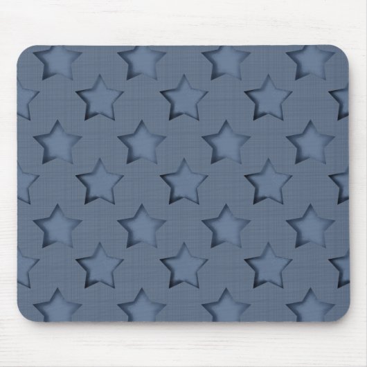 Blaue Sterne Mousepad (Vorne)