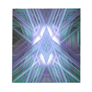 Blaue Sterne Notizblock