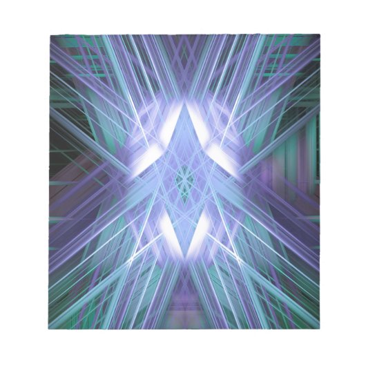 Blaue Sterne Notizblock (Vorderseite)