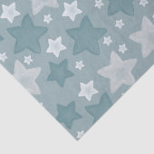 Blaue Sterne Seidenpapier (Detail)