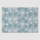 Blaue Sterne Seidenpapier (Vorderseite)