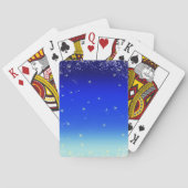 blaue Sterne Spielkarten (Rückseite)