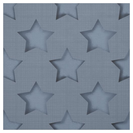 Blaue Sterne Stoff (Muster)